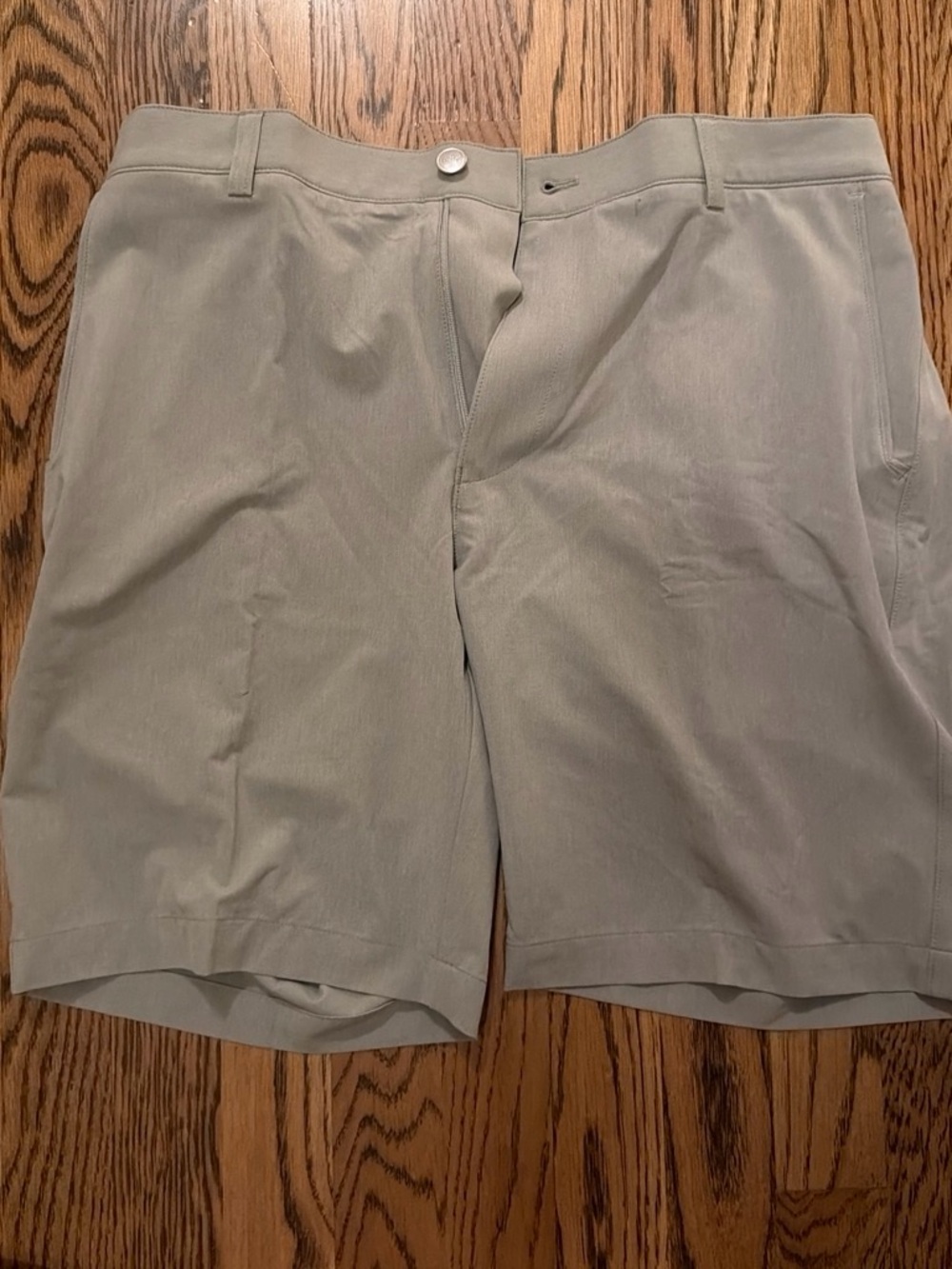 Peter Millar Light Khaki Flat-Front Men's Shorts